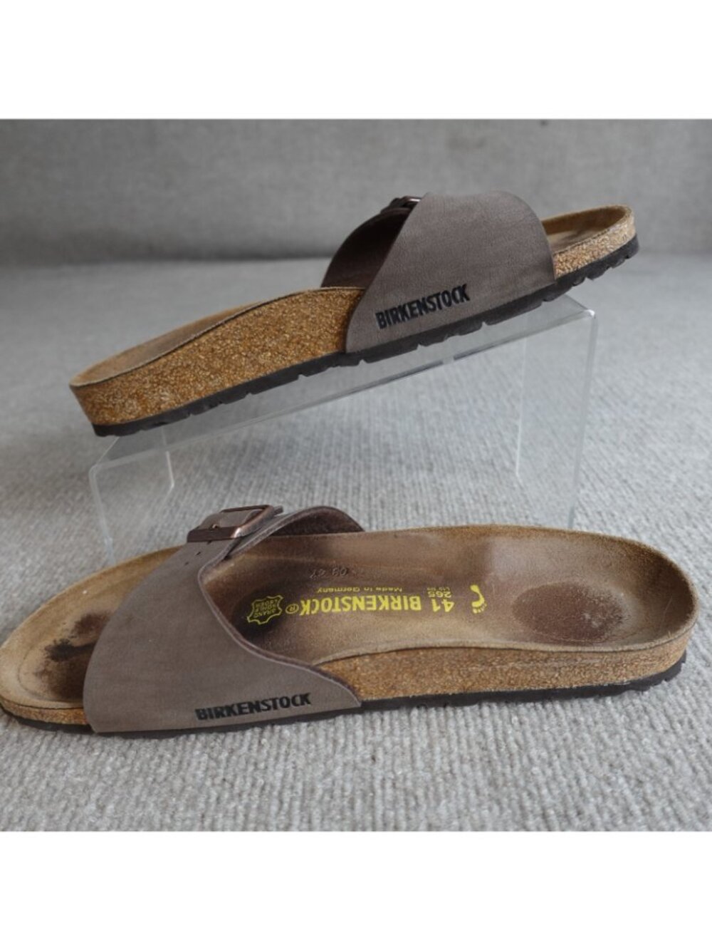 Birkenstock Womens Sandals 10 / 41 Brown Madrid Made in Germany - Picture 3 of 8